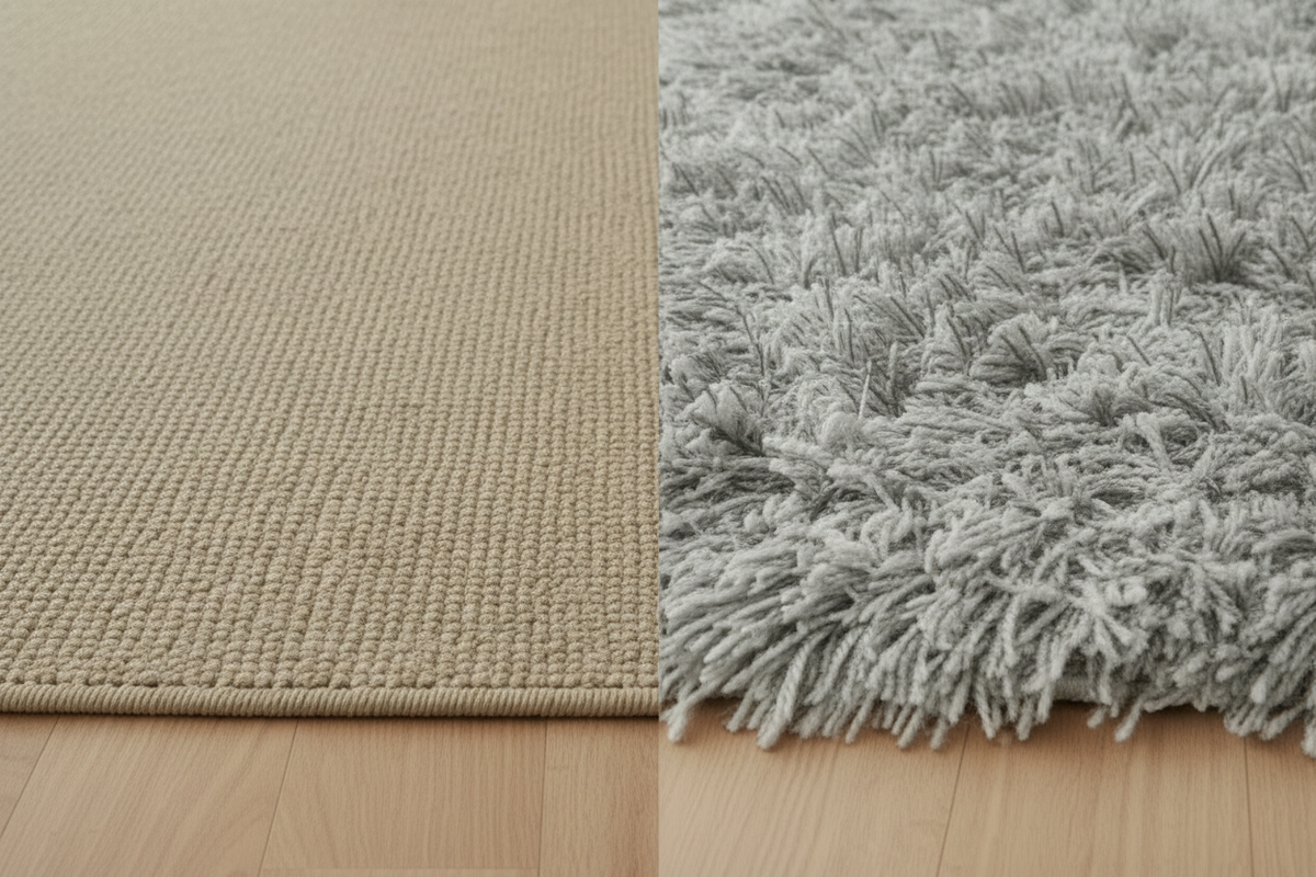 Hochflor oder Kurzflor Teppich – welcher ist besser für Ihr Zuhause?