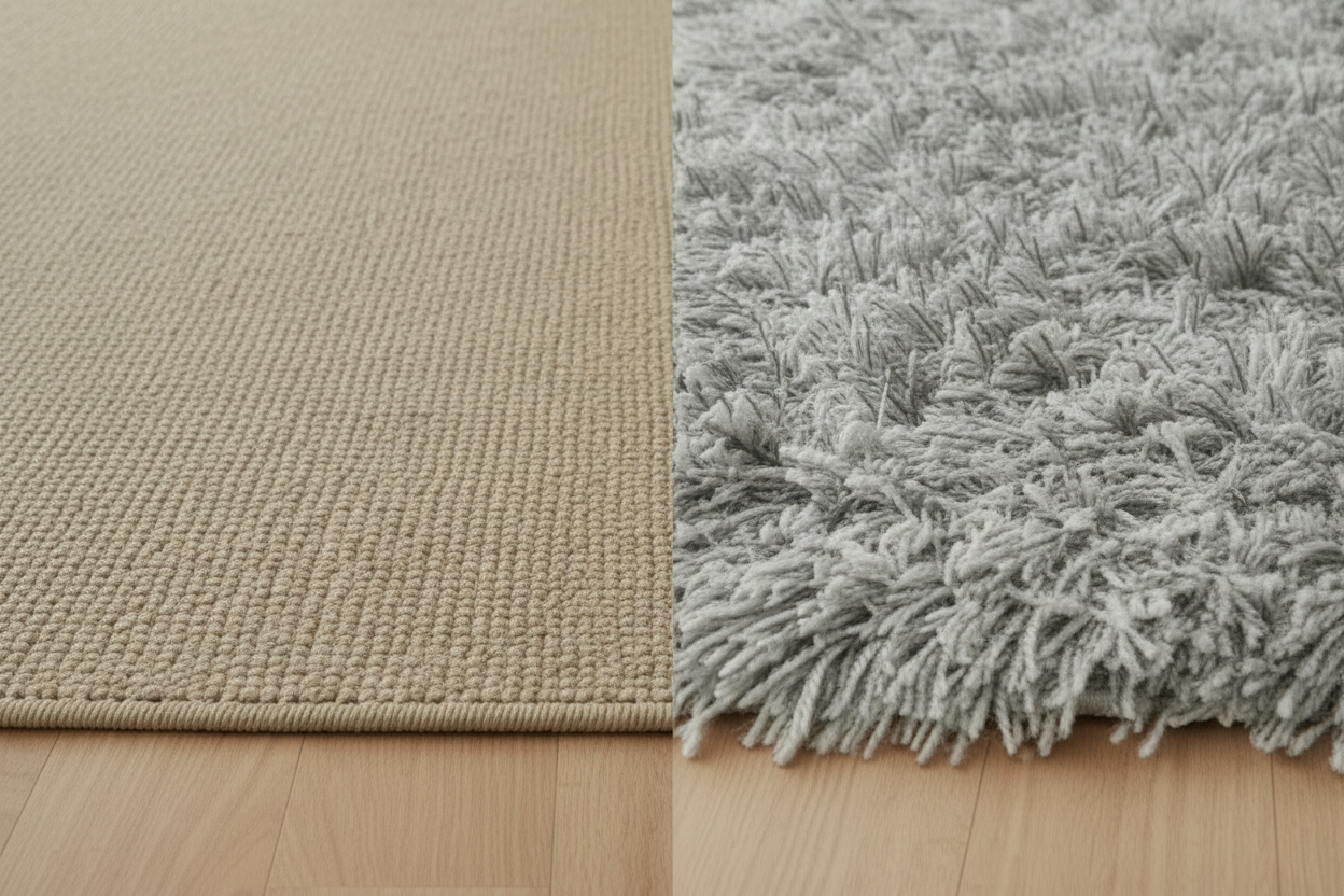 Hochflor oder Kurzflor Teppich – welcher ist besser für Ihr Zuhause?