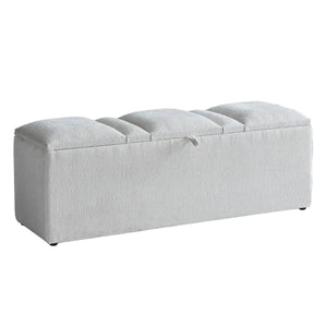 Bettbank AURORA 140x50x43 cm – Beige Bouclé