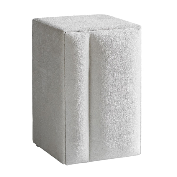 Nachttisch AURORA links 41x65x44 cm – Beige Bouclé